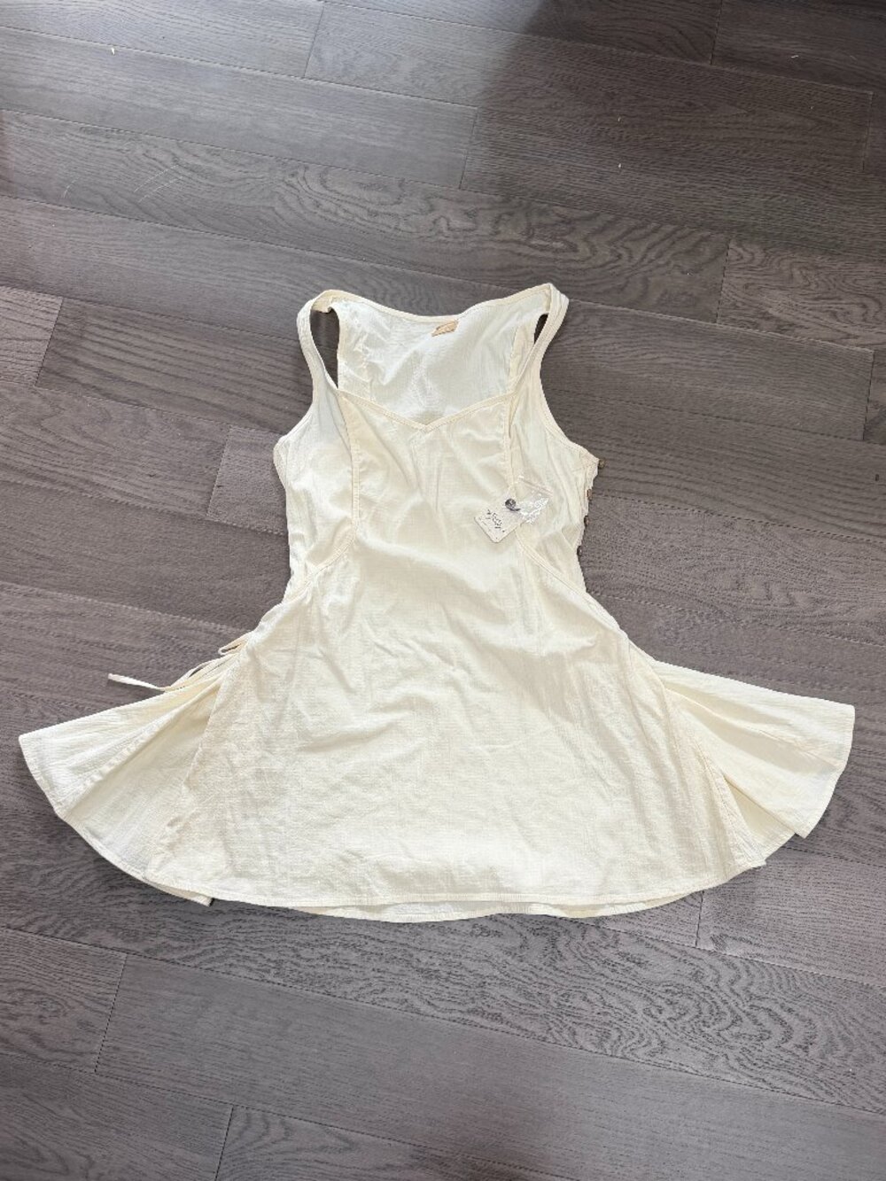 Free People Women Fall Clouds Forever Fancy Mini Dress Size S or M NWT - Picture 5 of 7